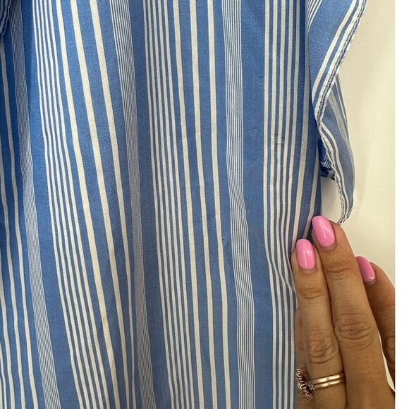 Nina Ricci Striped Silk Asymmetrical Length Skirt - Picture 3 of 8